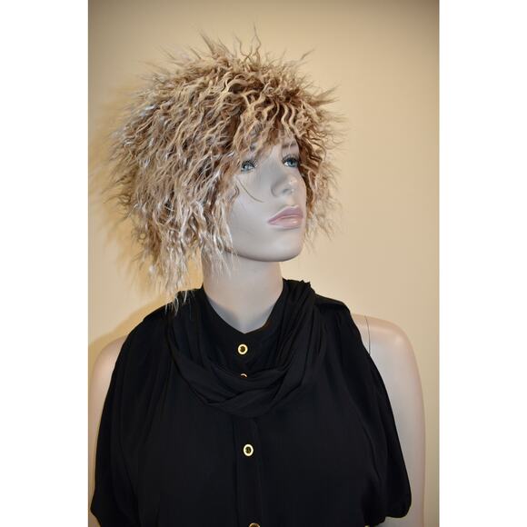 NWT GUCCI 221783 SILK BLACK SLEEVELESS GOLD BUTTON TIE DRESS BLOUSE 42 ITALY - Picture 8 of 12